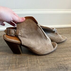 Frye Tan Suede Women's Sandals